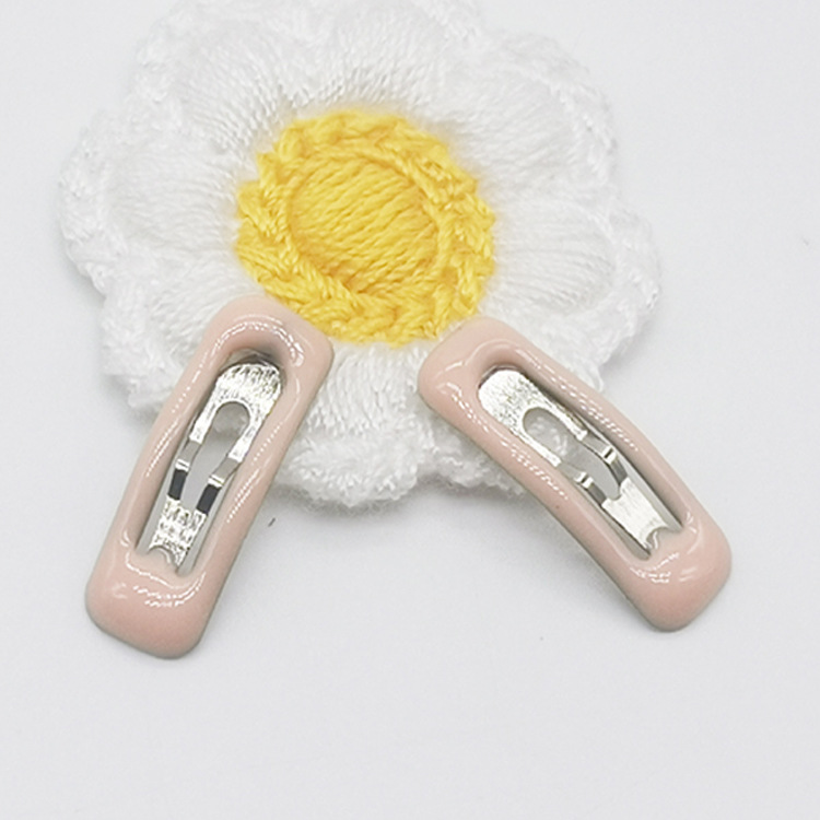 Korean mini pet hair accessories hair clip DIY small jewelry accessories hair clip oil drop BB Clip 2cm color drop clip