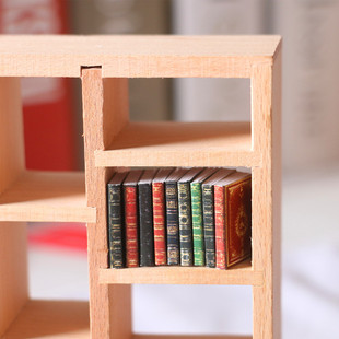 Dollhouse1:12 mini Dollhouse classical books pocket home accessories BJD scene shooting props