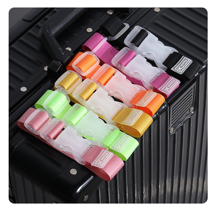 Luggage Strap Travel Trolley Luggage External Hanging Buckle Strap Portable Clip Strap Luggage Anti-lost Strap Cross-border Strap