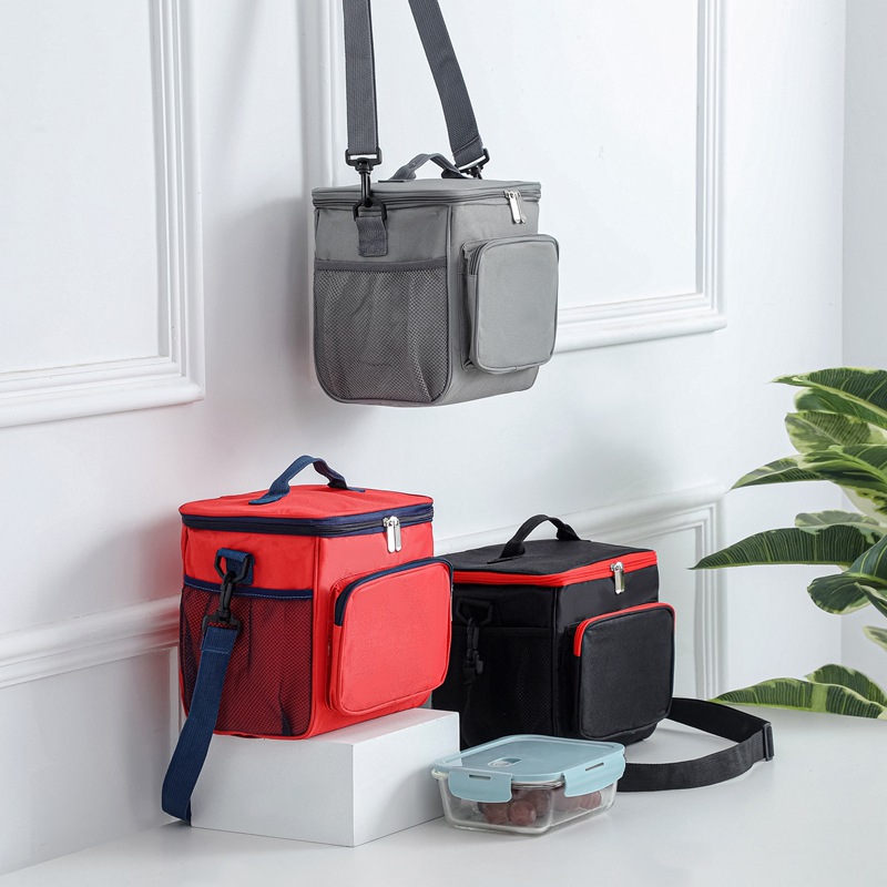 Direct Manufacturer Sale Oxford Cloth Insulated Bag Picnic Lunch Bag Portable Lunch Box Bag Ice Bag Insulated Bag