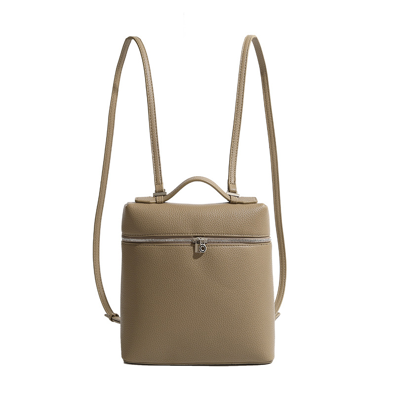 Backpack bag for women 2023 new trendy high-grade large capacity schoolbag portable soft noodle lunch box bag fashion backpack