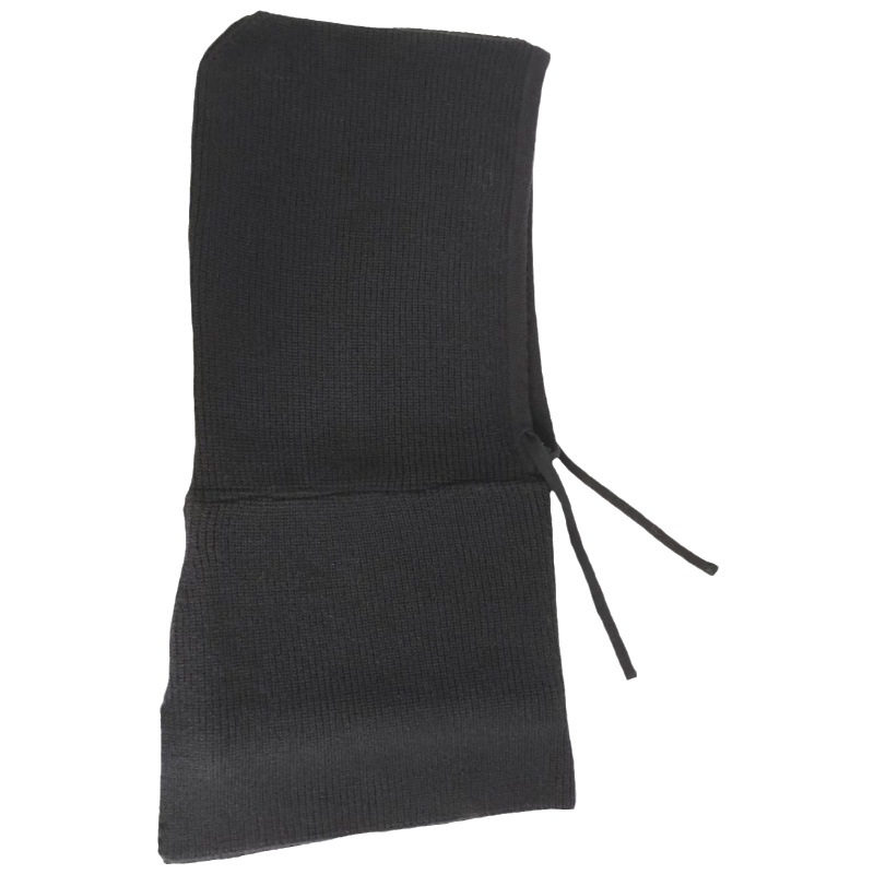 Pălărie all-in-one eșarfă mască groasă de iarnă stil coreean culoare solidă tricotată rezistentă la frig Cap Internet Celebrity cald pulover Cap femei șal_voghion.com