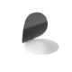 Sealing paste round label spot transparent round label thickened PET sticker round transparent sealing paste