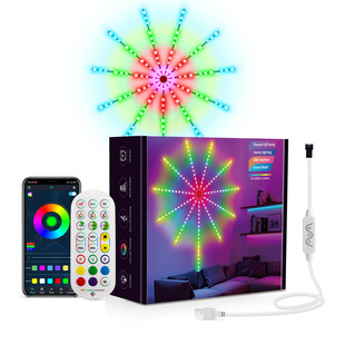 Cross-border spot KESHU led fireworks lights Decorative LED lights with app music 5v flowing water magic fireworks lights