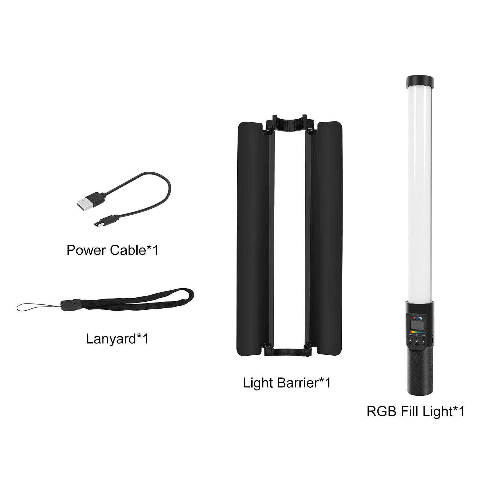 Fat cow color background rgb photography fill light portable led professional lighting live atmosphere light handheld stick light