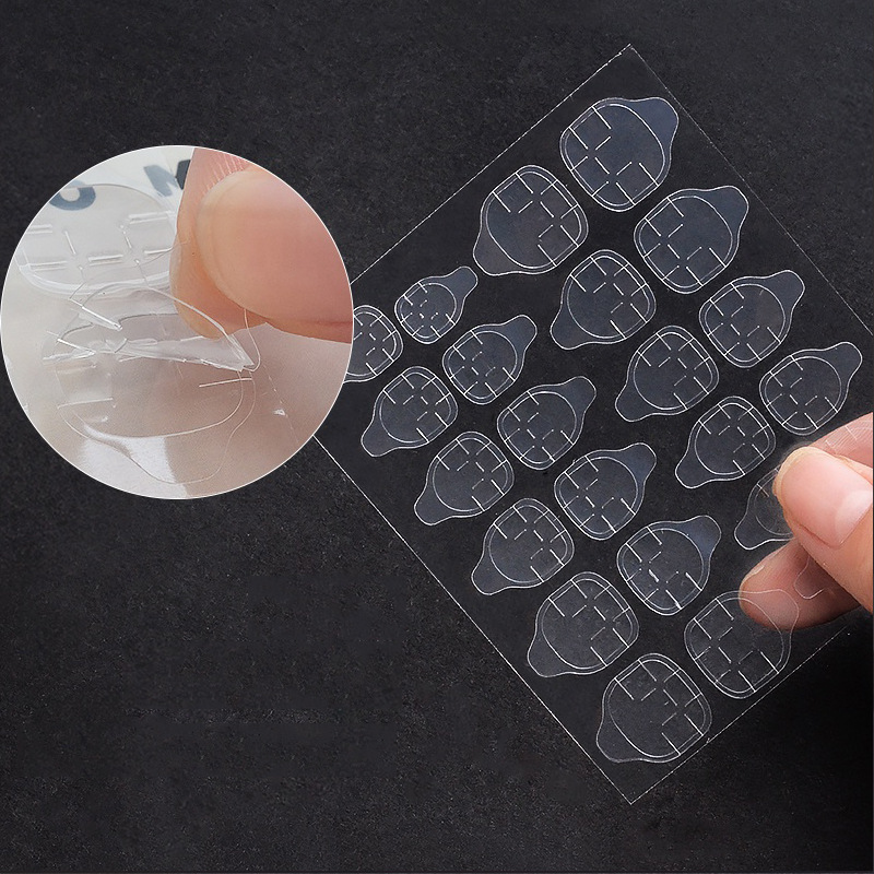 Nail Jelly Glue Stickers Wholesale Jelly Glue Plus Glue Jelly Glue Transparent Invisible Nail Stickers Waterproof