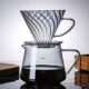 [New recommend] wujiawu new coffee pot glass suit filter integrated filter Cup V60