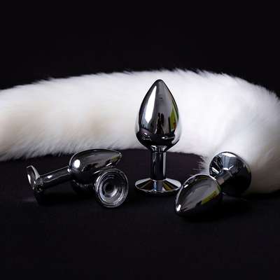 Detachable Sexy Tail Anal Plug SM Fox Tail Back Court Tool Women's Supplies Anal Dilator Novice Trumpet