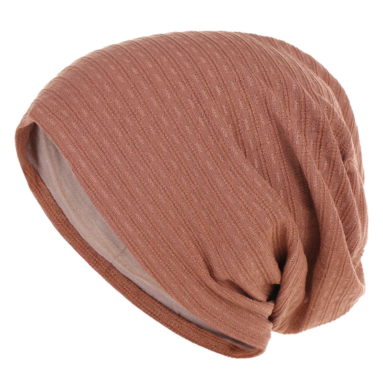 European and American autumn and winter New pullover cap Women's headscarf cap confinement cap nightcap outdoor leisure bag headcap pile cap