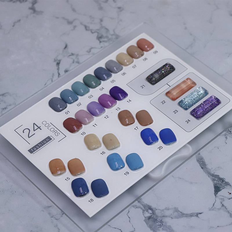 Nail art display board color card nail color plate work photo frame acrylic printing plate Net red model high-grade finished product display