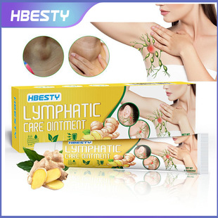 HBESTY Cross-border Lymphatic Health Care Cream, Post-arm Armpit Side Breasts, Ginger Heating Massage Cream Manufacturer Wholesale