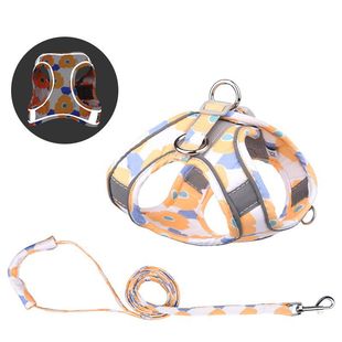 New Pet Chest Strap Vest Dog Traction Rope Reflective Dog Chest Strap Breathable Comfortable Cat Traction Rope