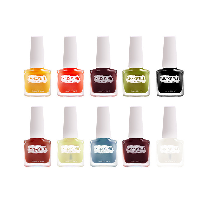 Nail Polish female baking-free natural dry quick-drying student Autumn white nude color nail polish tearable stall manicure