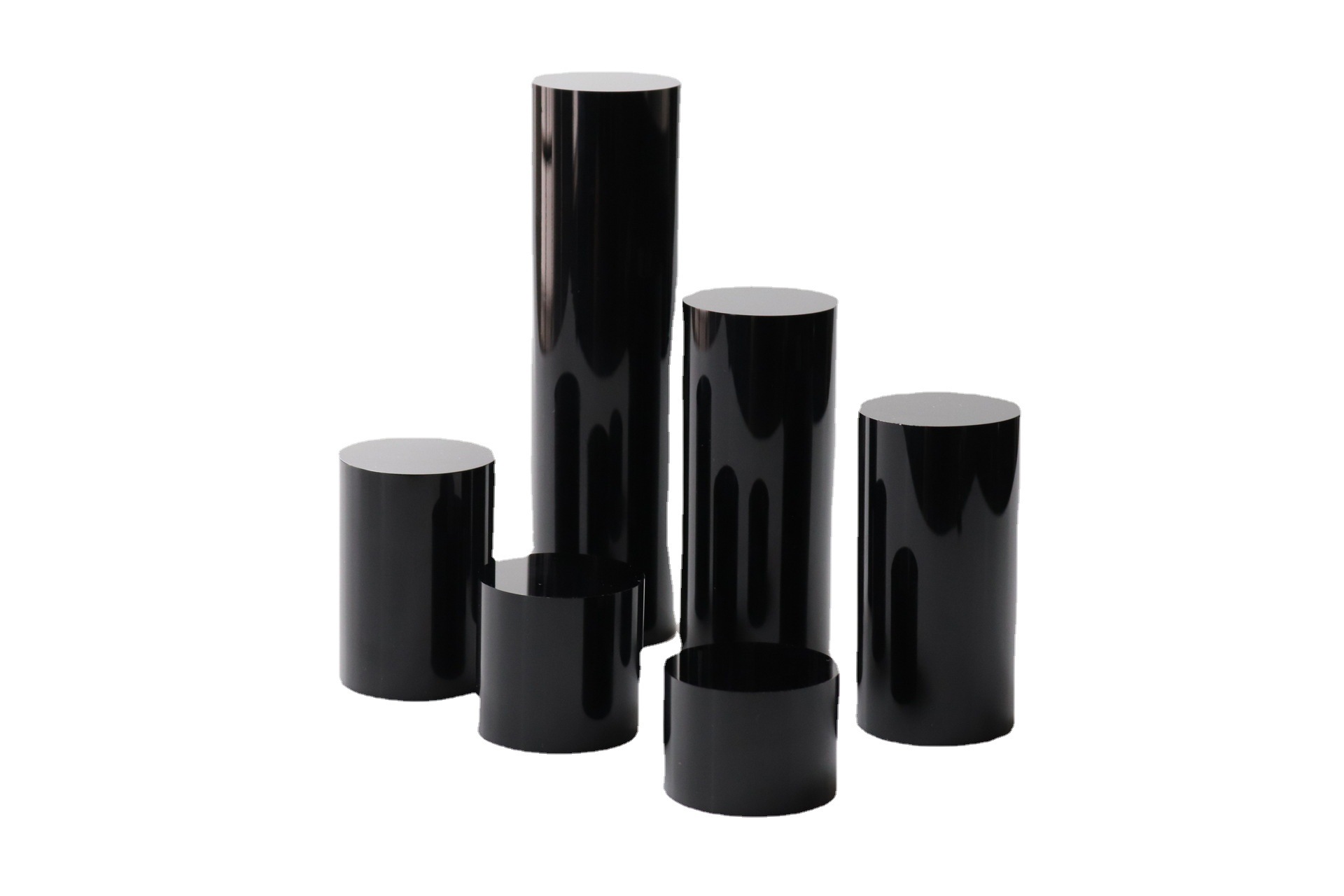 Acrylic jewelry display stand round column jewelry props jewelry display stand acrylic Booth