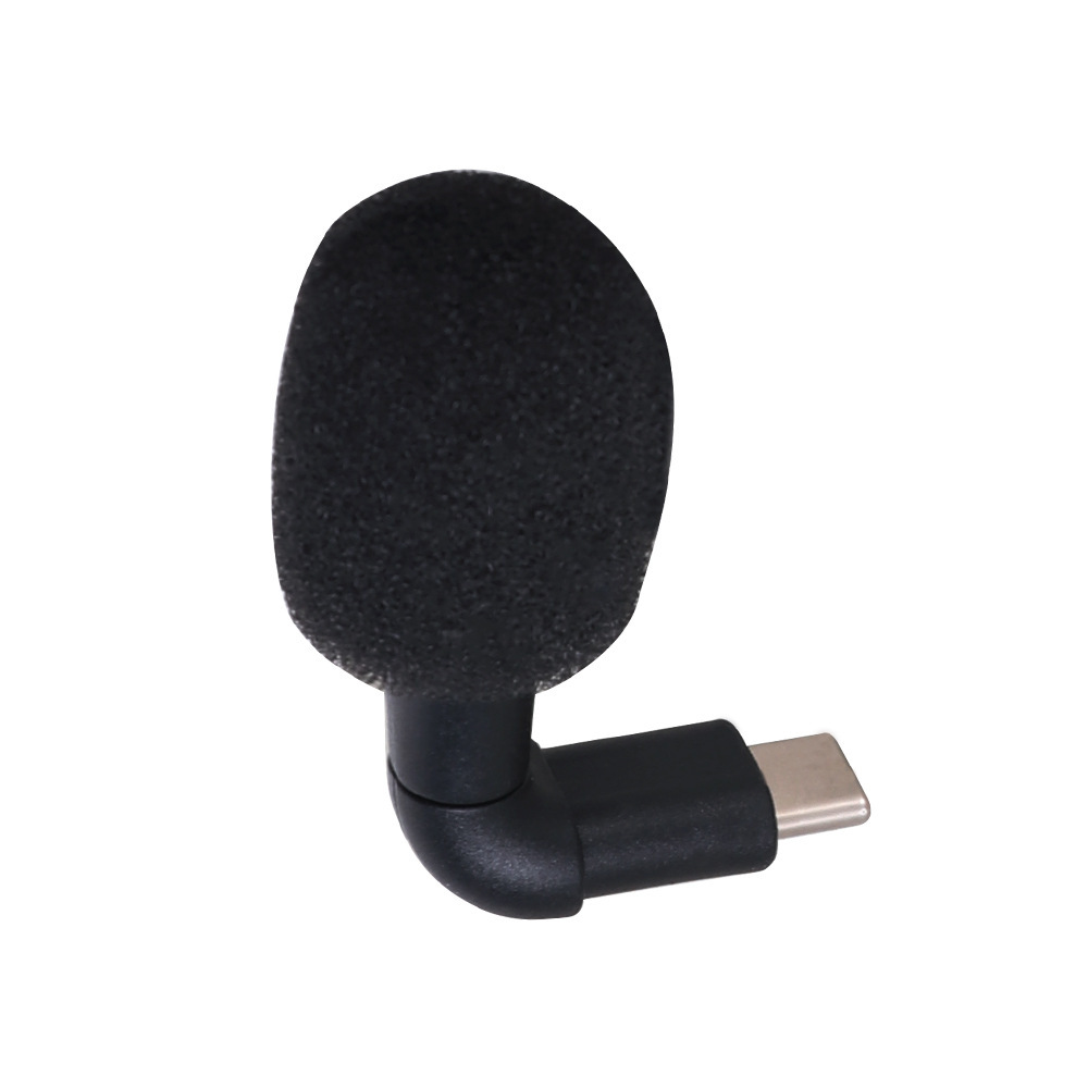 Factory direct supply mobile phone SLR camera Mini small microphone interview recording Mini small microphone live amplification