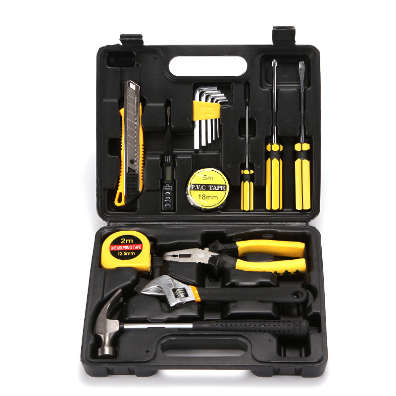 The new 16-piece hardware tool kit car emergency combination suit vise hex 8016-1