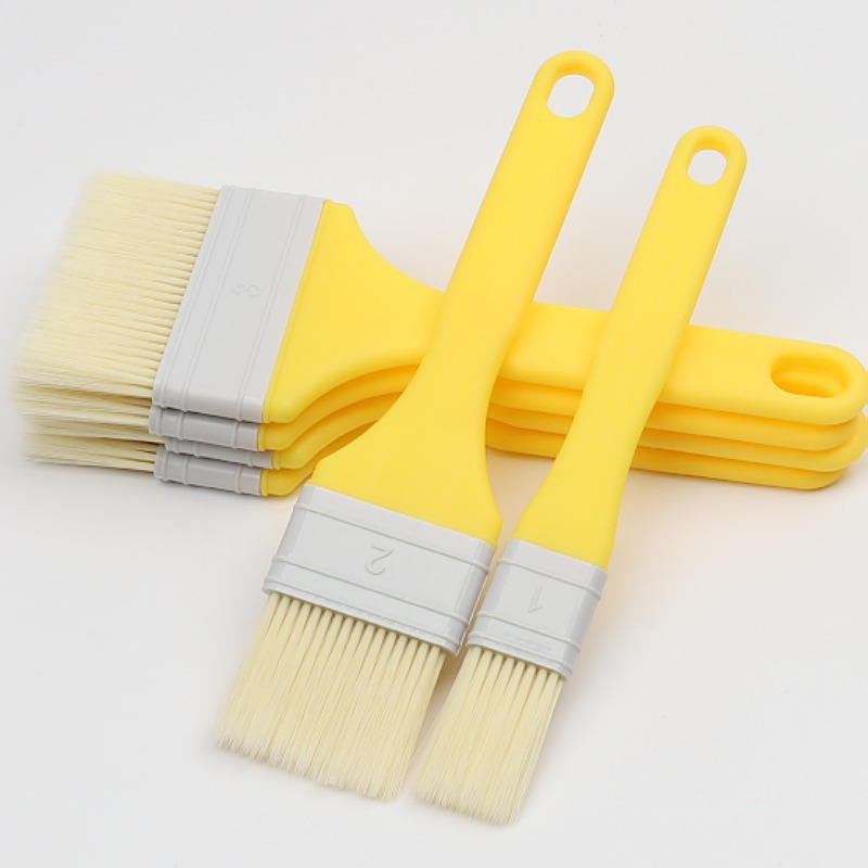 Plastic handle imitation wool brush water-based paint brush soft hair paint coating brush baking barbecue brush seamless soft hair brush