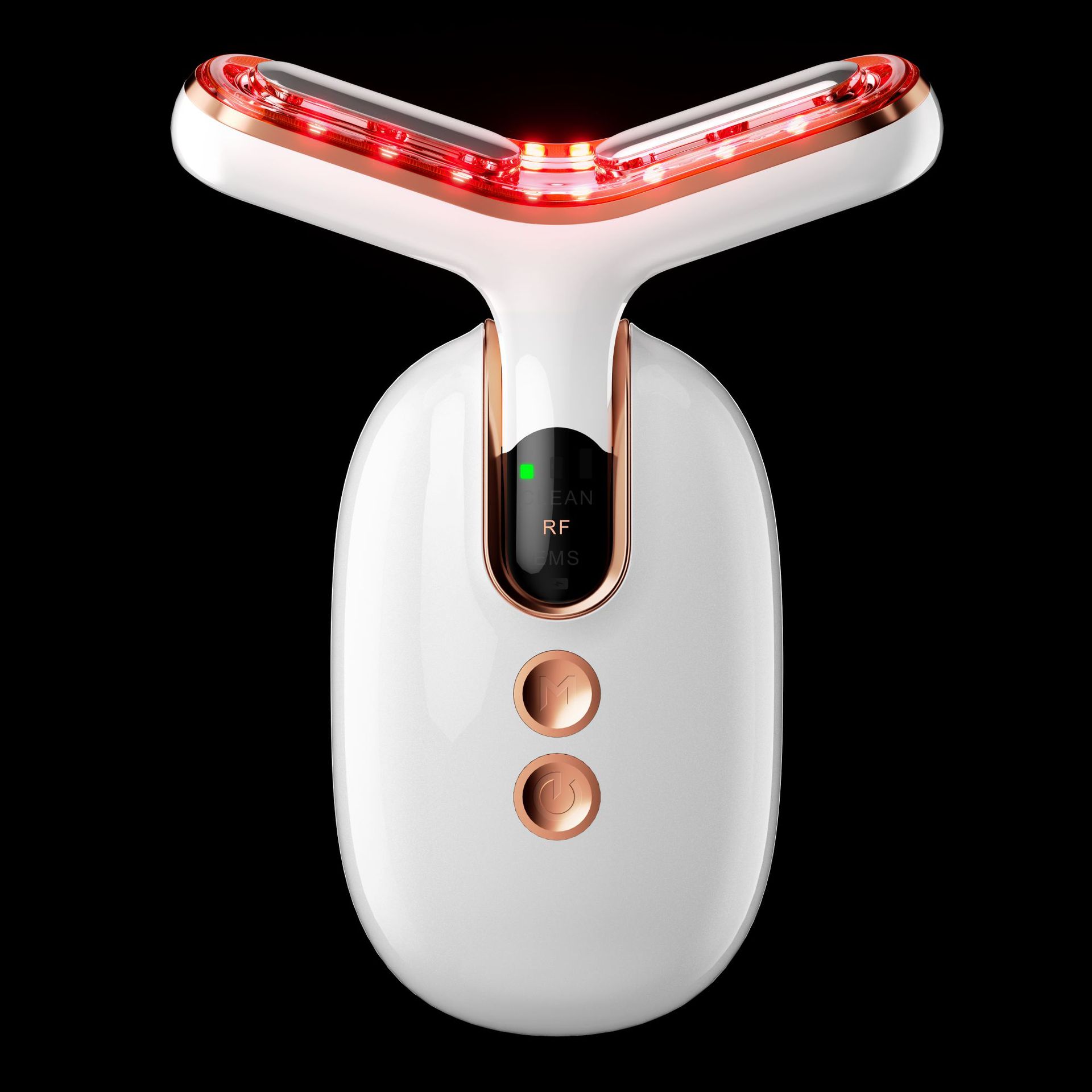 EMS micro-current neck beauty instrument RF RF beauty import instrument firming skin rejuvenation instrument face color light massager