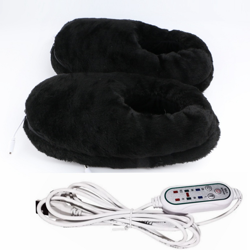 USB electric slippers USB5V transformation heating warm shoes USB shoes strength factory spot supply