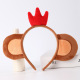 Dark coffee monkey + red crown
