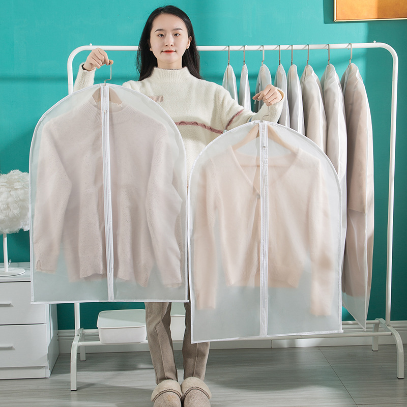 平面スーツ防塵カバー服防塵ハンガーバッグ透明スーツ全カバー防塵バッグ卸売り|undefined