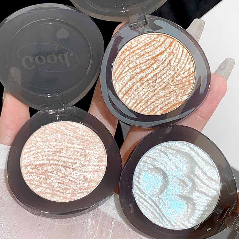 xixi moon pool dark high-gloss powder plate Flash Brightening clear non-flying powder face brightening three-dimensional nose shadow integrated