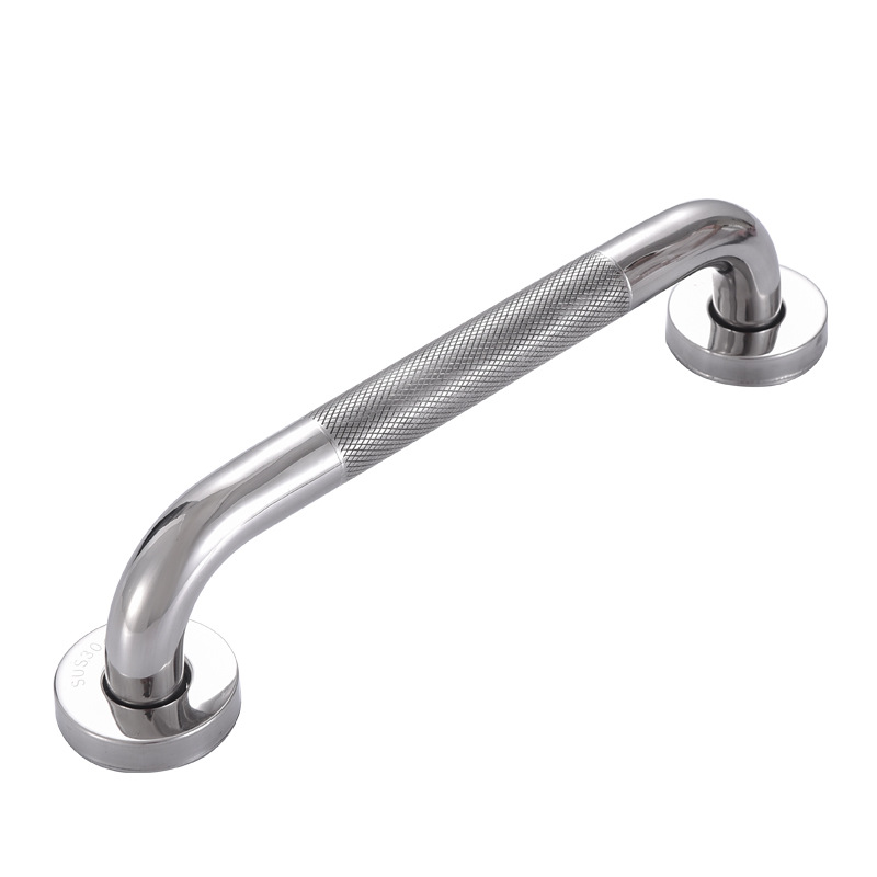 304 stainless steel knurled non-slip handrail toilet toilet bathroom elderly safety handrail shower room handle