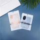 Spot men's and women's clothing underwear self-sealing bag frosted transparent leggings zipper sealing bag underwear packaging bag wholesale