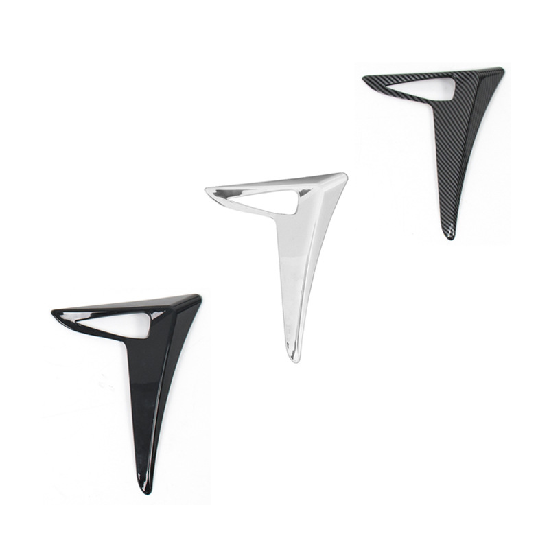 Suitable for Tesla model 3 side camera trim cover sticker body fender trim sticker