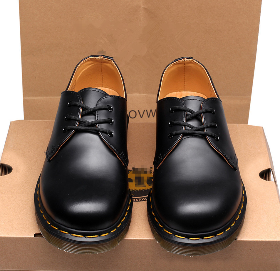 2020 Spring Cross-border Large Size 1461 Martin Shoes British Style All-match Business Men's Shoes Couple Tooling Shoes Genuine Leather