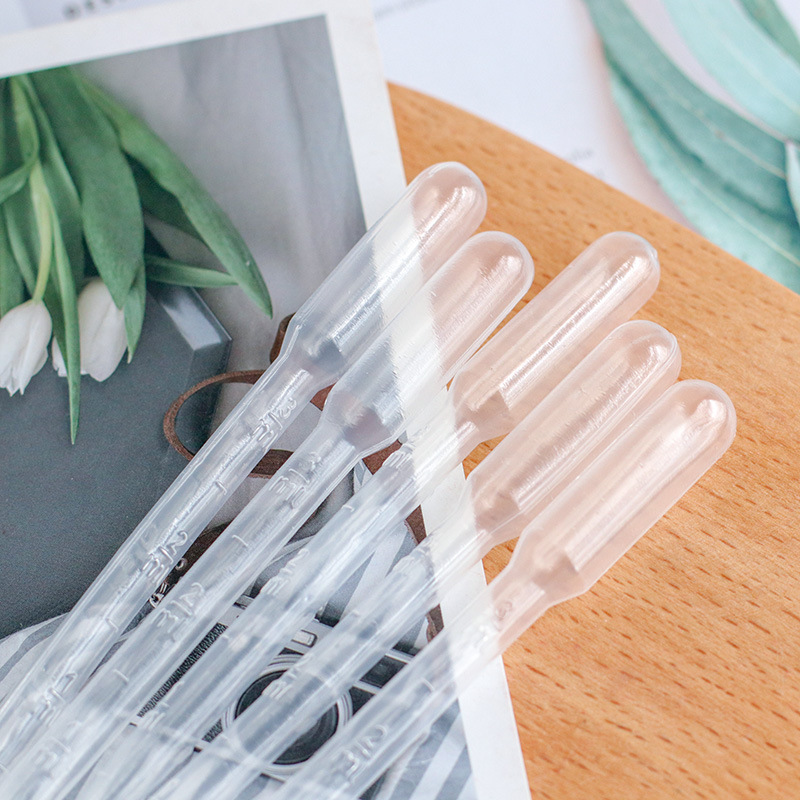 Meimuer disposable 3ml plastic scale straw diy aromatherapy essential oil dropper sub-packaging production tool