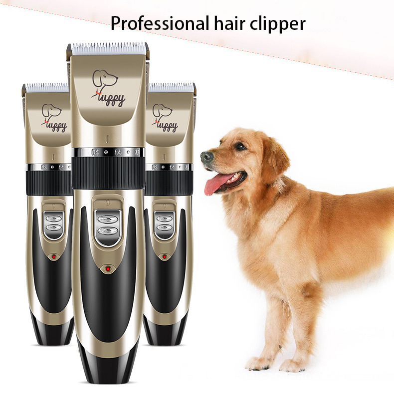 Amazon Rechargeable Pet Hair Shaving Dog Electric Fader Teddy Hair Pusher Cat Hair Clipper Electric Clipper