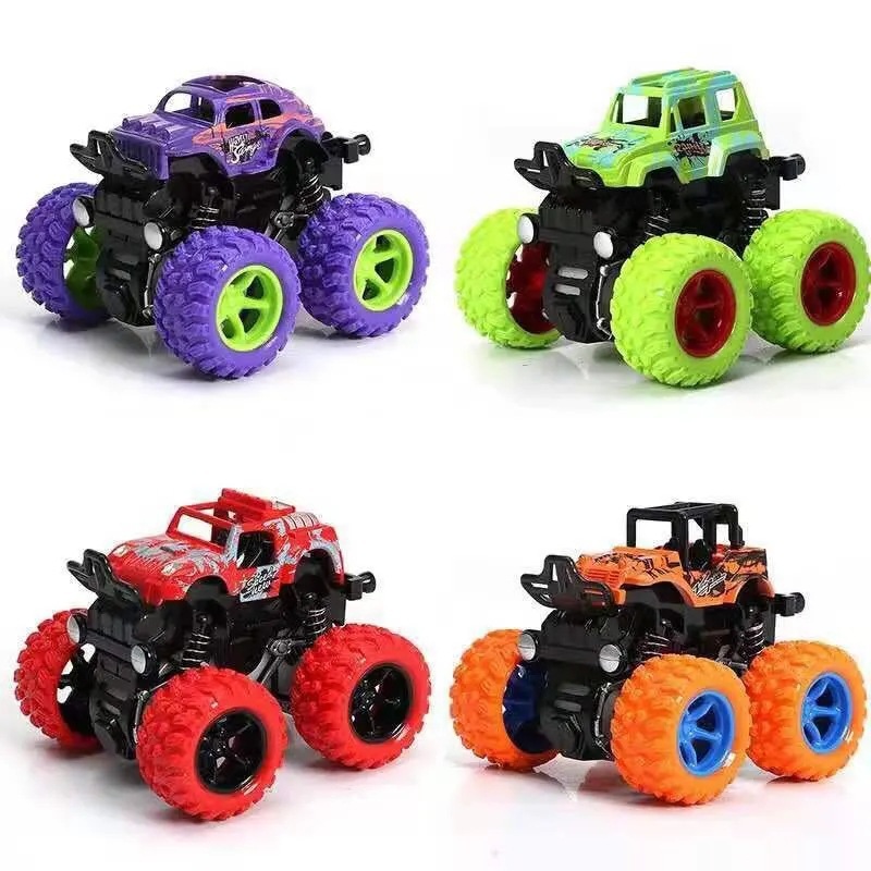 Children's toys inertia four-wheel drive off-road vehicle toys fall-resistant car car simulation model car stall wholesale