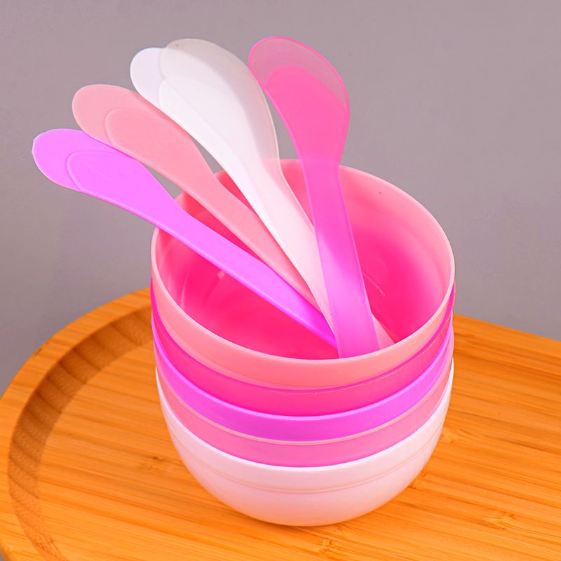in stock PP Mask Bowl Film Adjustable Stick DIY Mask Measuring Spoon Film Adjustable Bowl Surface Adjustable Stick Spa Tools Gift Wholesale