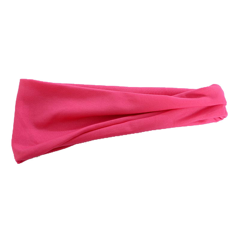 Explosions European and American Sports Hair Band Yoga Sweat Band Stomach Cotton Headscarf Solid Color Hair Band Women's Running Fitness Headband