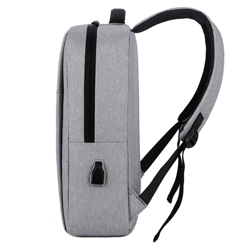 Cross-Border Men's Business computer backpack shoulder bag printed LOGO outdoor travel shoulder bag USB charging bag