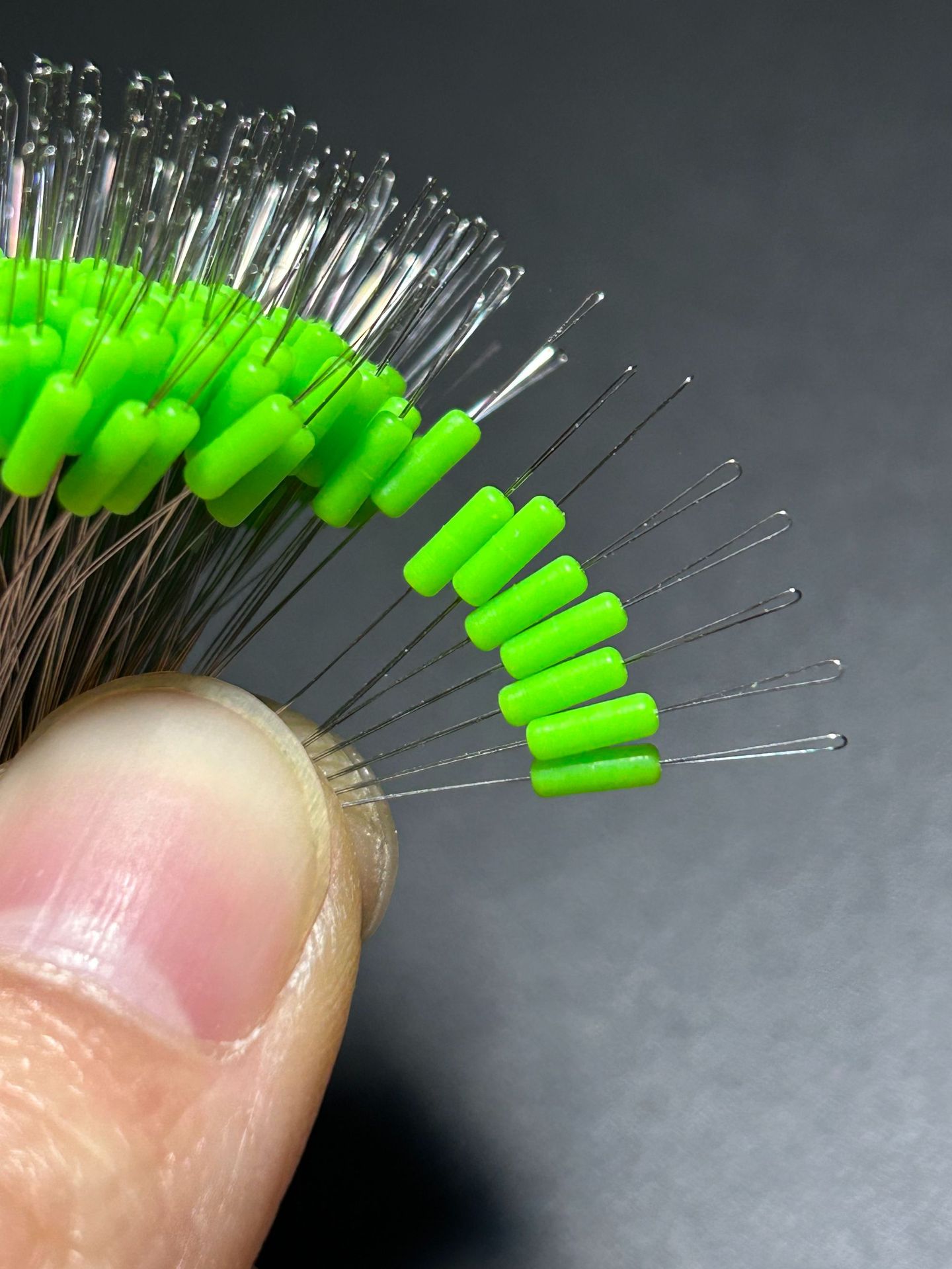 Silicone Space Bean 300/100 Bulk Reinforced High Permeable Ultra Tight Crystal Green Line Set Special Fishing Gear Wholesale