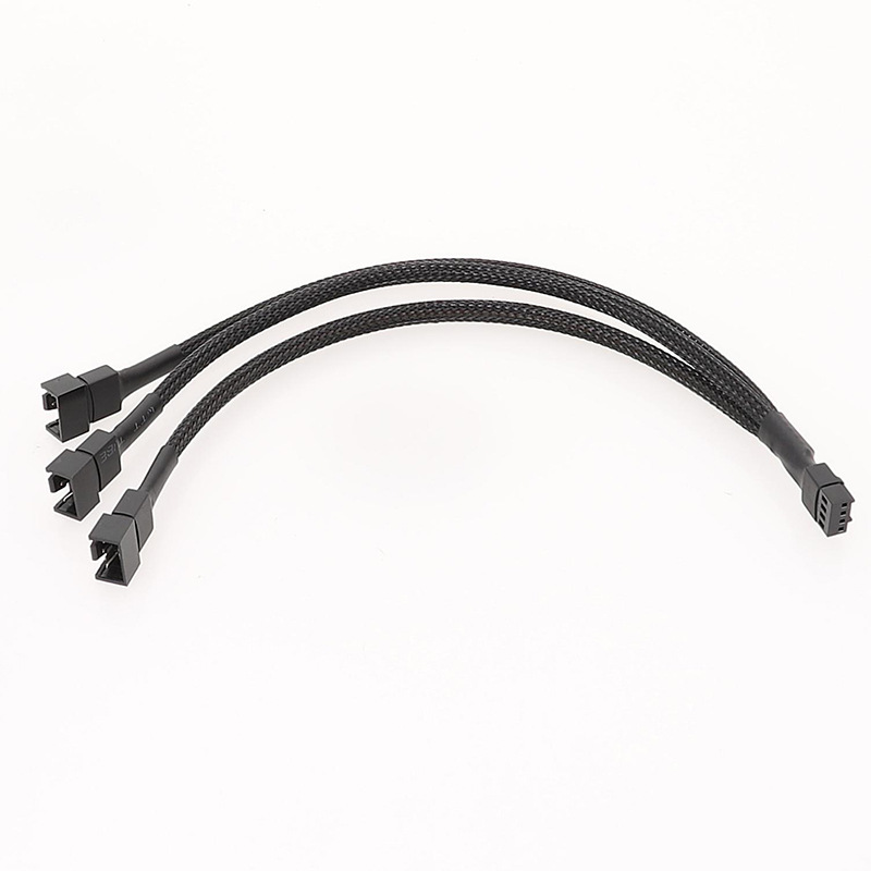 Mainboard four-pin one minute three extension 4Pin1 minute 3 adapter cable 2-connected fan speed control p one minute one minute to one minute four