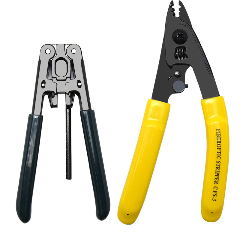 Wholesale optical fiber stripping pliers CFS3 three-port double-Port Miller pliers leather wire fiber optic cable stripper fusion splicer tools