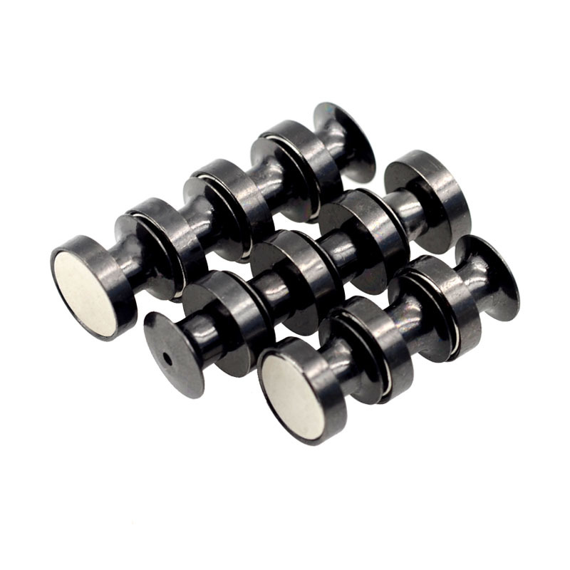 Large strong magnetic buckle black nickel