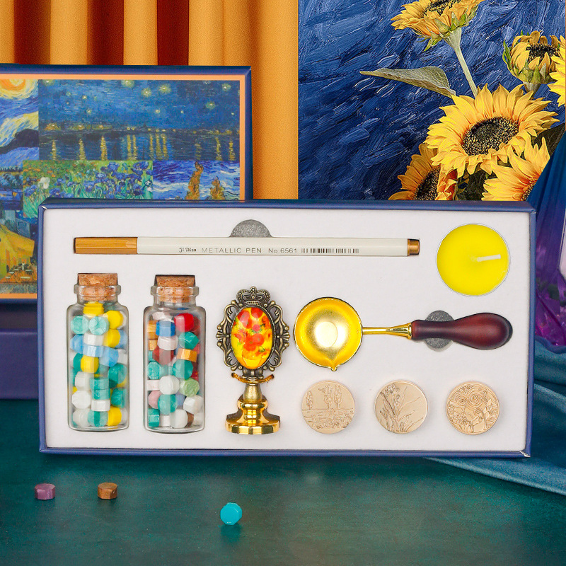 Fire Paint Seal Seal Head Sealing Wax Stamp Envelope Sealing Fire Paint Wax Magic Academy Series Birthday Gift for Boys