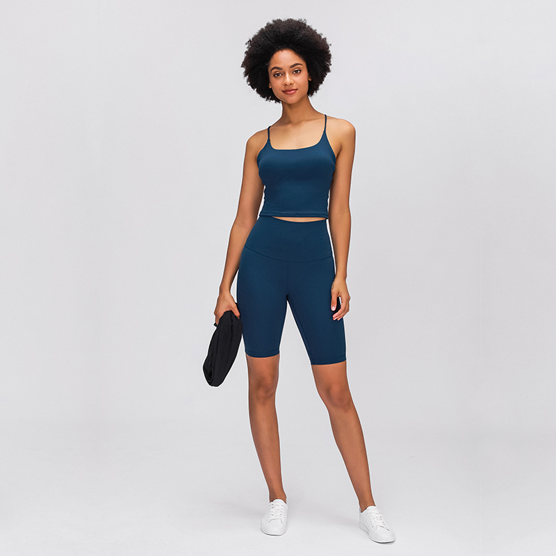 Summer New Yoga Sports Shorts Women's Naked Yoga Tight Fitness Shorts Sports Fitness Pants S2085