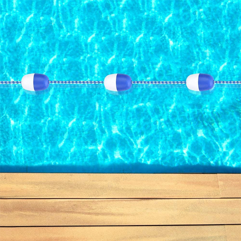 5 m swimming pool swimming lane line scribing floating ball diameter 7CM split floating rope swimming pool equipment floating ball swimming lane line