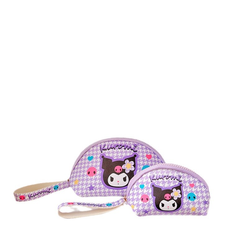 Japanese cute girl heart coolomi cosmetic bag coin purse two-piece portable PC dog portable storage bag