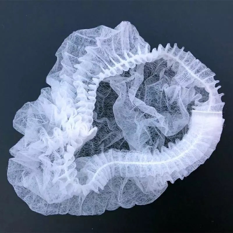 Disposable hat factory non-woven hat chef hat foreign trade cross-border hat in stock disposable hat blue