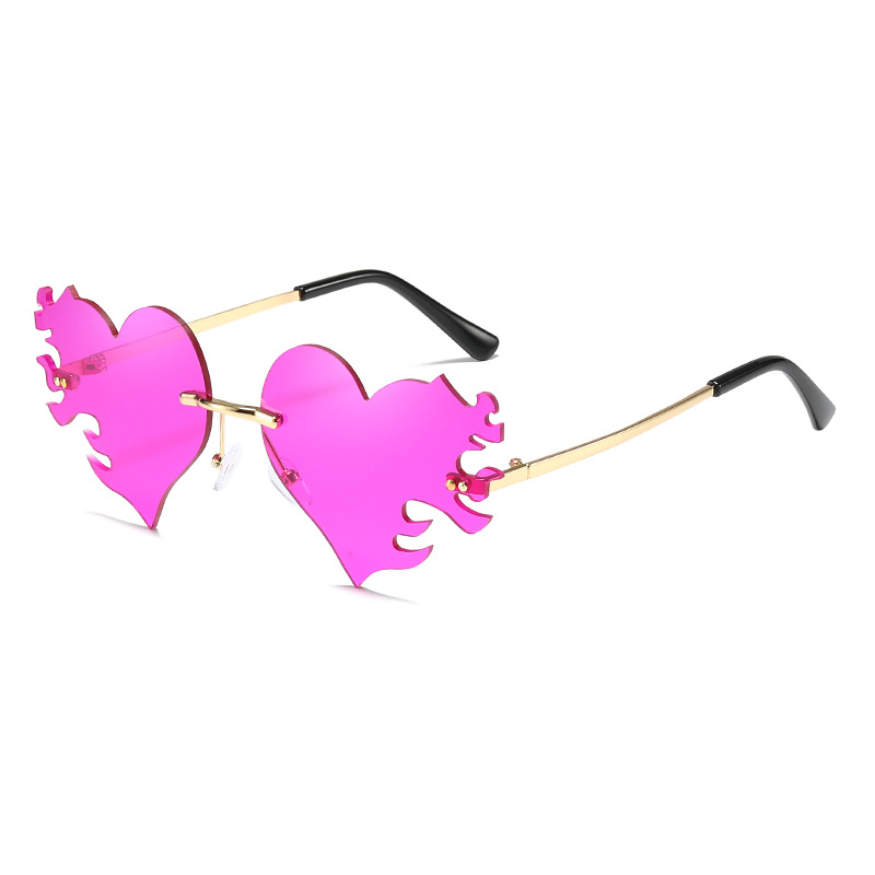 029 new European and American trend personalized sunglasses colorful ocean film tears sunglasses men and women cross-border foreign trade