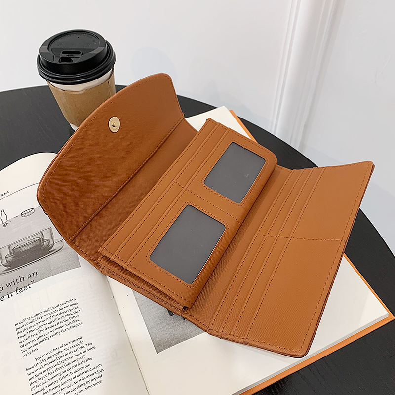 Wholesale 2024 New Wallet Women's Long Clutch Retro Oil Wax Leather Clip Large Capacity Multifunctional Women's Wallet Trendy