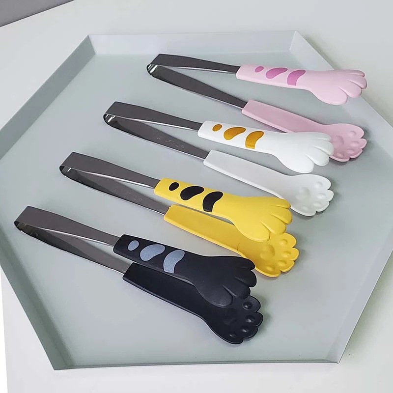 Japanese creative cute cat claw stainless steel food clip baking clip salad bread clip dessert clip barbecue clip