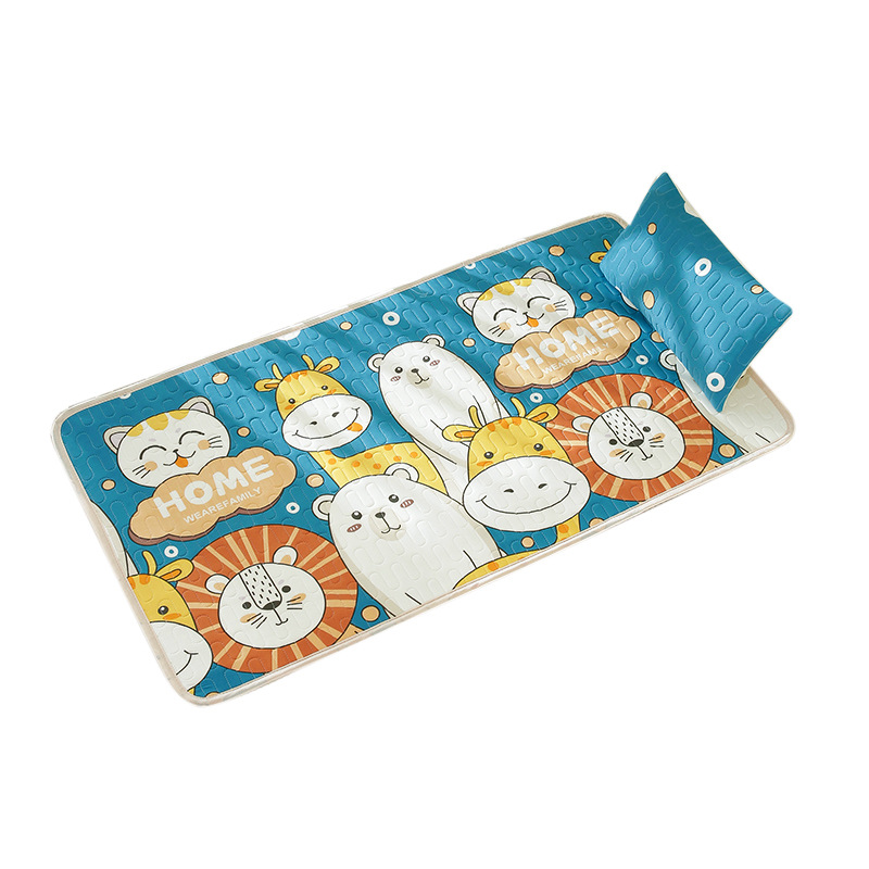 Baby mat kindergarten children's latex mat newborn baby breathable sweat-absorbent Ice Silk crib summer mat