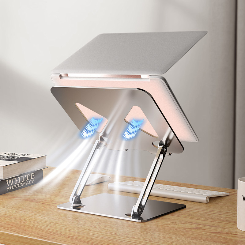 Notebook stand tablet stand computer stand metal folding portable heightening heat sink cross-border wholesale